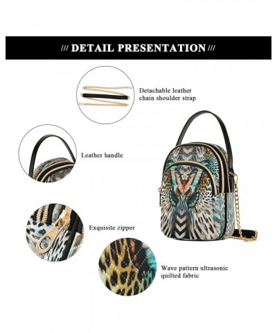 Butterfly Geometric Pattern Crossbody Bags for Women Quilted Chain Crossbody Purses Leopard Zebra Skin Cross Body Phone Purse...