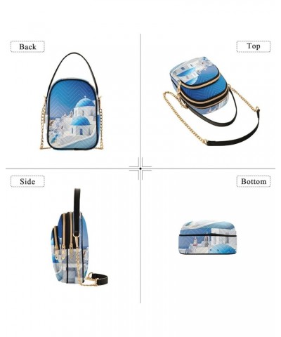 Horse Looks Through the Sunflowers Shoulder Bag, Crossbody Bags with Pockets, Crossbody Handbags for Woman White and Blue Pai...