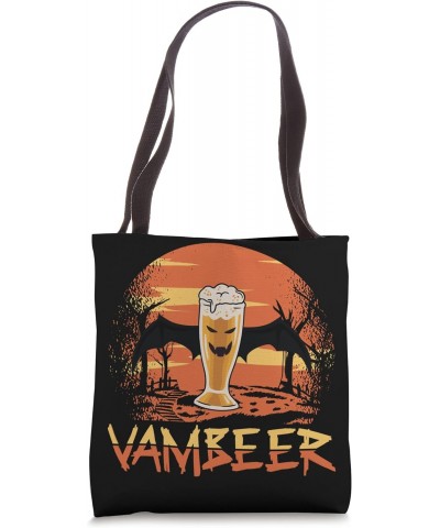 Vambeer Spooky Alcoholic Drink Halloween Holiday Tote Bag $15.00 Totes