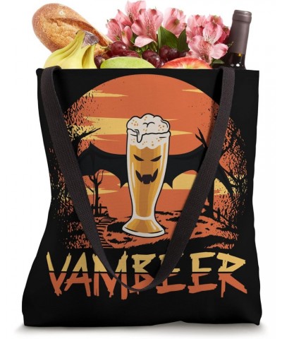 Vambeer Spooky Alcoholic Drink Halloween Holiday Tote Bag $15.00 Totes