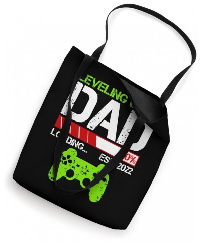 Leveling Up To Dad Est 2022 Vintage Design Funny Dad Retro Tote Bag $12.50 Totes