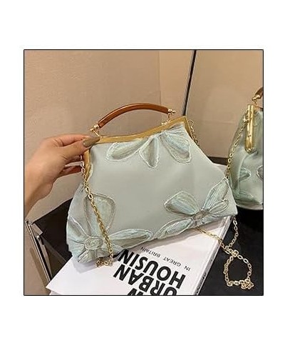 Y2K Chic Top Handle Bags for Women, Aesthetic Vintage Handbag Ladies Purses Clutch Mini Bags Shoulder Crossbody Bag Green $16...