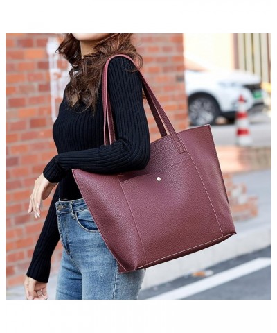 Fashion Handbag Women's Single Solid Tassel Bags Shoulder Piece Two Tote Color Floral Tote Bag A3-coffee $10.12 Totes