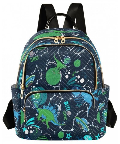 Dinosaurs in Space Backpack Purse for Women Travel Handbag Shoulder Bag $17.50 Backpacks