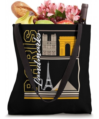 Paris Landmarks Tourist France Classic Vintage Paris France Tote Bag $14.66 Totes