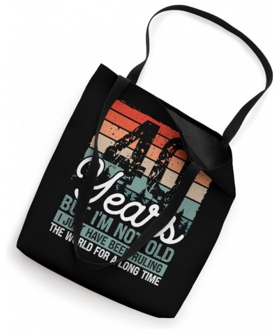 40th Birthday Ruling the World Funny Vintage 40 Years Old Tote Bag $16.80 Totes