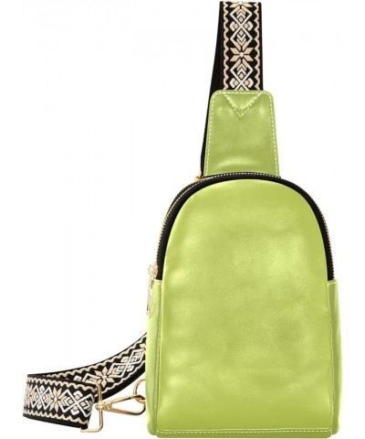 Persimmon Stylish Purse Bag in PU Leather, with Dual Zippered Compartments, Running Belt Bag Avocado Green $18.28 Crossbody Bags