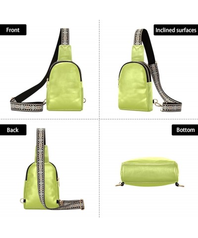 Persimmon Stylish Purse Bag in PU Leather, with Dual Zippered Compartments, Running Belt Bag Avocado Green $18.28 Crossbody Bags