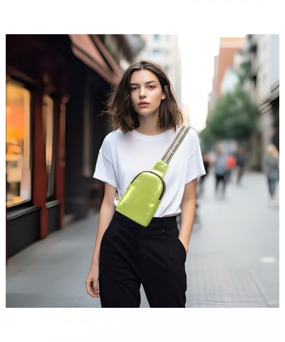 Persimmon Stylish Purse Bag in PU Leather, with Dual Zippered Compartments, Running Belt Bag Avocado Green $18.28 Crossbody Bags