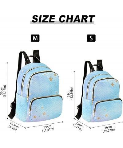 Stars Clouds Tie Dye Small Backpack Purse for Women Travel Bag Fashion Daypack Back Pack Shoulder Bag Multicolor Small $16.80...