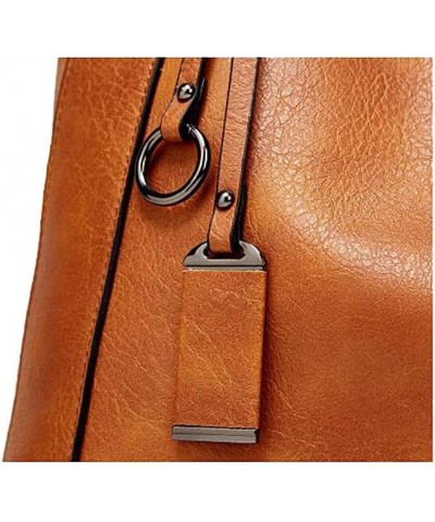 Women Handbag Leather Tote Bag Stylish Shoulder Bag Creative Women Satchel Purse Top Handle Crossbody Bag For Women Black $17...