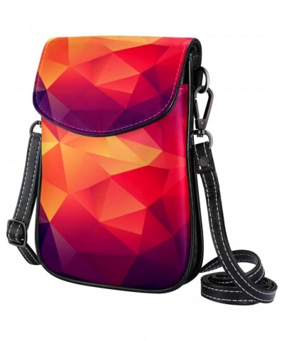 Faux Leather Crossbody Bag for Women, Messenger Bag, Shoulder Bag, Abstract Art $13.99 Crossbody Bags