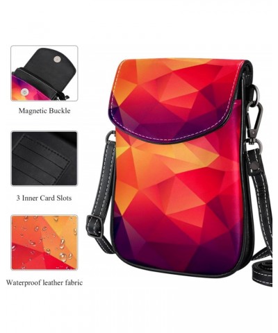 Faux Leather Crossbody Bag for Women, Messenger Bag, Shoulder Bag, Abstract Art $13.99 Crossbody Bags