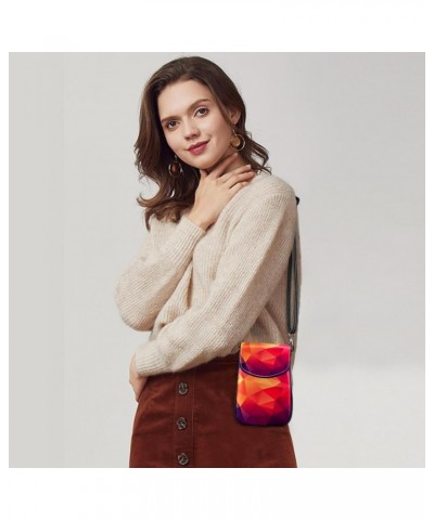 Faux Leather Crossbody Bag for Women, Messenger Bag, Shoulder Bag, Abstract Art $13.99 Crossbody Bags