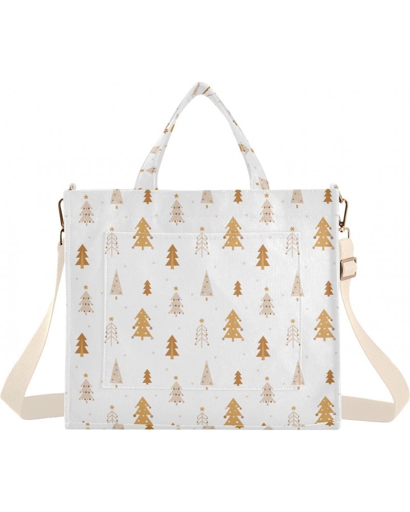 Boho Fir Trees Women's Tote Bag Satchel Handbag with Adjustable Shoulder Strap for Work College Travel $15.95 Totes