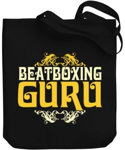 Beatboxing GURU Canvas Tote Bag 10.5" x 16" x 4 $18.80 Totes