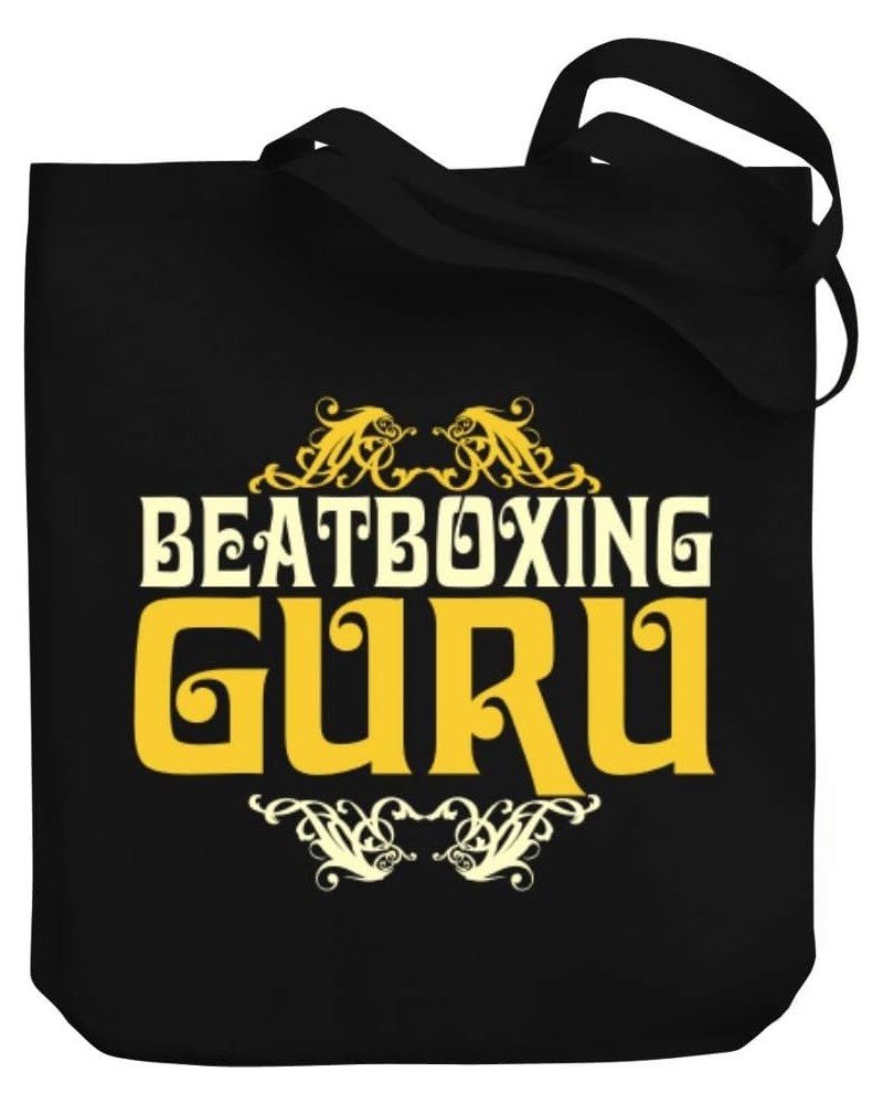 Beatboxing GURU Canvas Tote Bag 10.5" x 16" x 4 $18.80 Totes