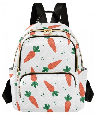 Easter Carrots Cartoon Casual Fashion Polyester Travel Rucksack Shoulder Bag Color Medium $16.65 Backpacks