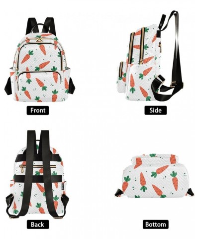 Easter Carrots Cartoon Casual Fashion Polyester Travel Rucksack Shoulder Bag Color Medium $16.65 Backpacks