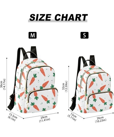 Easter Carrots Cartoon Casual Fashion Polyester Travel Rucksack Shoulder Bag Color Medium $16.65 Backpacks