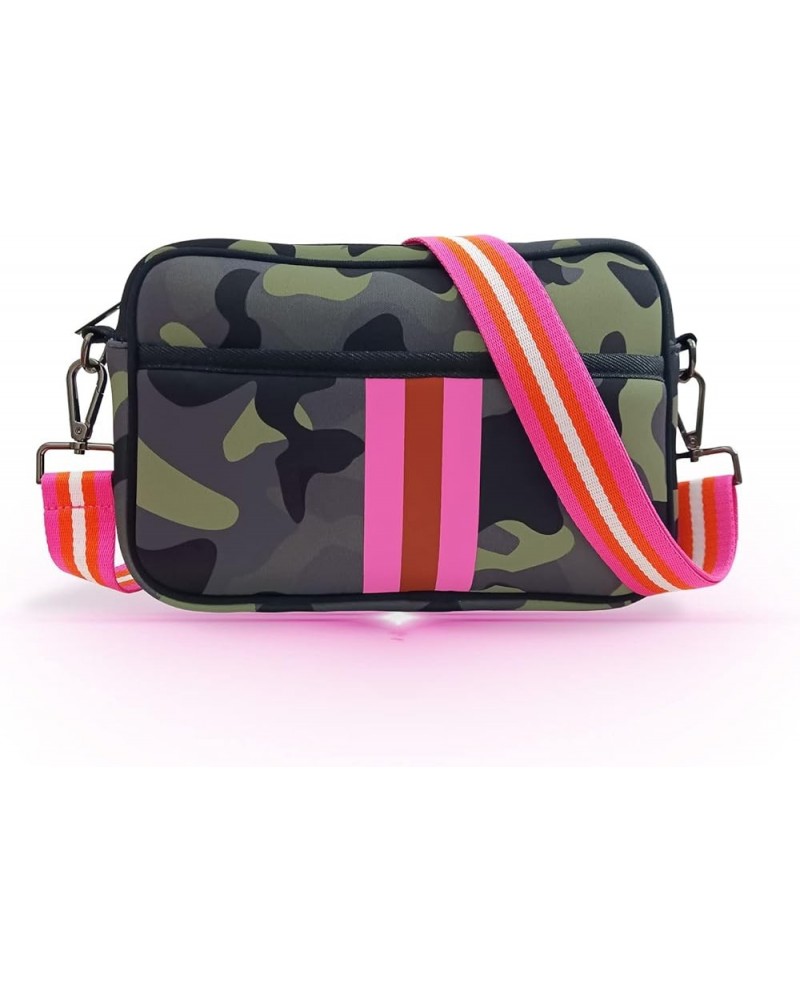 Neoprene Bag, Neoprene Crossbody Bag, Crossbody Bags For Women, Messenger Bag Neoprene Tote Bag Camouflage $19.75 Totes