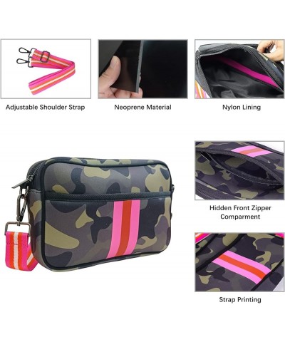 Neoprene Bag, Neoprene Crossbody Bag, Crossbody Bags For Women, Messenger Bag Neoprene Tote Bag Camouflage $19.75 Totes