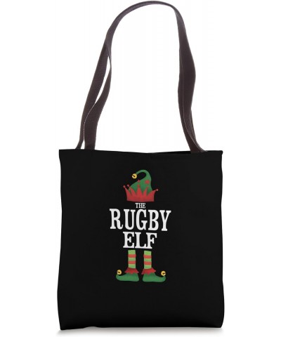 Rugby Elf Family Matching Christmas Gifts Funny Football Tote Bag $9.89 Totes