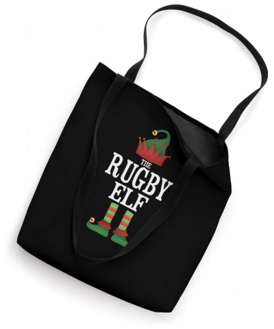 Rugby Elf Family Matching Christmas Gifts Funny Football Tote Bag $9.89 Totes