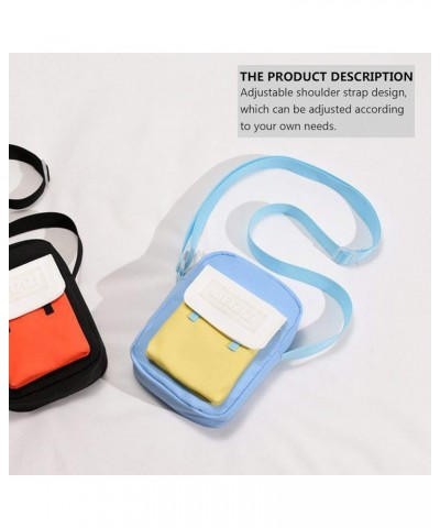 Graceful Shoulder Bag Creative Simple Adjustable Straddle Bag for Outdoor Blue $11.16 Shoulder Bags