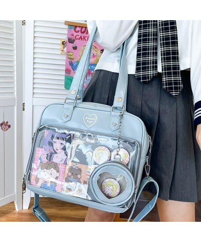 Handbag Shoulder Bag for Women, Designer Style Ita Women's Bags Crossbody Bag Grunge Itabag Grunge Y2K Trendy Blue $20.99 Sho...