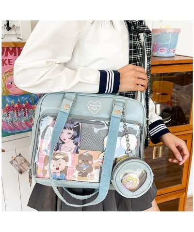 Handbag Shoulder Bag for Women, Designer Style Ita Women's Bags Crossbody Bag Grunge Itabag Grunge Y2K Trendy Blue $20.99 Sho...