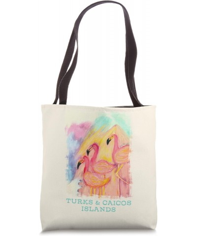 Turks and Caicos Islands Flamingo Birds Birders Souvenir Tote Bag $12.25 Totes