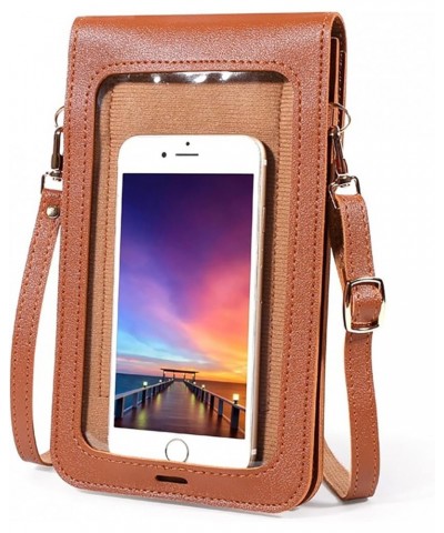 Touch Screen Mini Cell Phone Purse Wallet Small Crossbody Bags for Women Ladies Shoulder Bag Black $7.49 Crossbody Bags