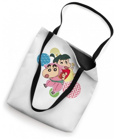 [Movie] Crayon Shin-chan Mononoke Ninja Chen Fuden Shin-chan and Chin Zou Tote Bag $13.91 Totes