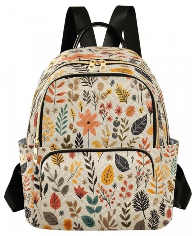 Fashion Backpack Mini Backpack Purse Casual Daily Backpack Colorful Leaves for Travel for College Work Small $17.91 Backpacks