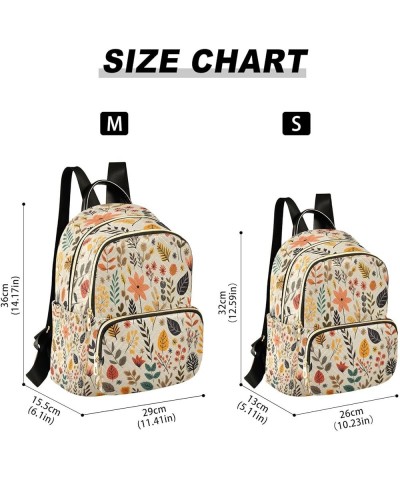 Fashion Backpack Mini Backpack Purse Casual Daily Backpack Colorful Leaves for Travel for College Work Small $17.91 Backpacks