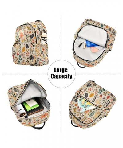 Fashion Backpack Mini Backpack Purse Casual Daily Backpack Colorful Leaves for Travel for College Work Small $17.91 Backpacks