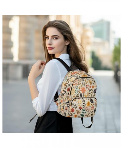 Fashion Backpack Mini Backpack Purse Casual Daily Backpack Colorful Leaves for Travel for College Work Small $17.91 Backpacks