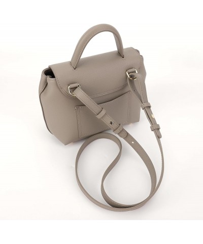 Versatile Women Small Crossbody Bag Lightweight Cell Phone Purse Top Handle Bag Daily Dating Purses Cowhide Trendy Sho Grey $...