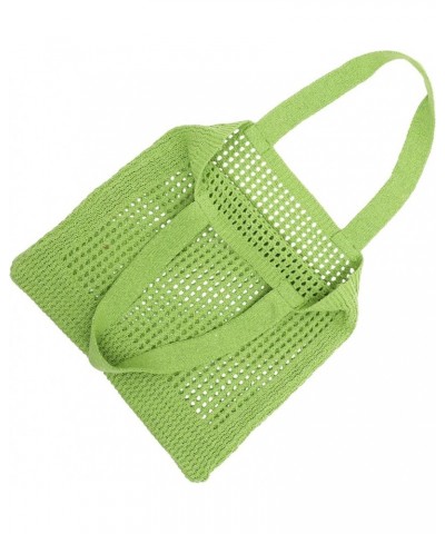 2pcs Openwork Knit Bag Pink Simple Polyester South Korea Light Greenx3pcs $19.69 Others