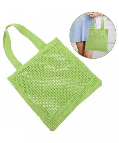 2pcs Openwork Knit Bag Pink Simple Polyester South Korea Light Greenx3pcs $19.69 Others