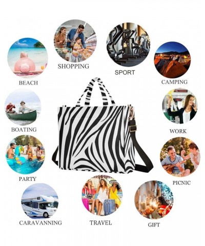 Women's Zebra Stripes Pattern Crossbody Satchel Bag Handbag for Work Travel Gym Shopping Multi05 $11.27 Satchels