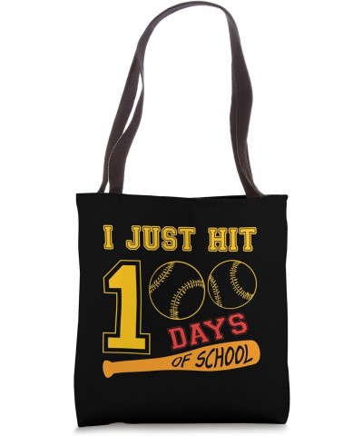 100 Days of School Apparel 100th Day Baseball Tote Bag $9.68 Totes