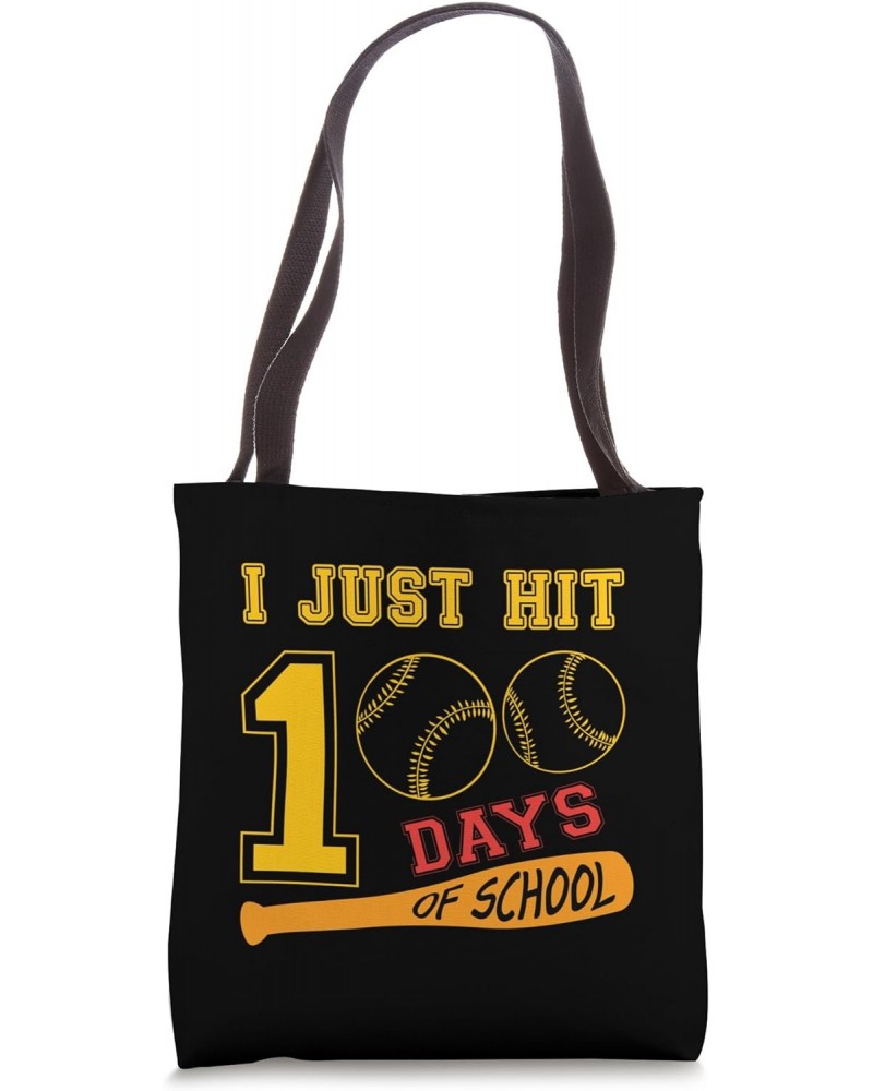 100 Days of School Apparel 100th Day Baseball Tote Bag $9.68 Totes