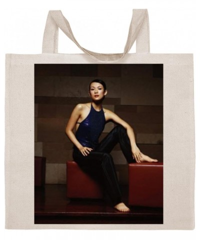 Zhang Ziyi - Cotton Photo Canvas Grocery Tote Bag IDPP613299 $18.60 Totes