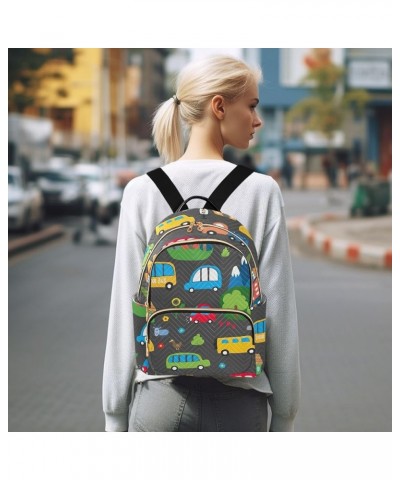 Seagulls Seabirds Pink Trendy Backpack Quilted Backpack Purse for Women Cute Cars Transportation Medium $18.19 Backpacks