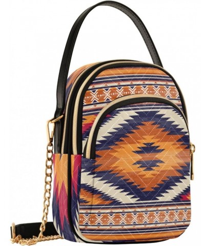 Small Crossbody Bags for Women Trendy Colorful Aztec Print Travel Sling Bag Women's Crossbody Handbags Satchel Bags $11.70 Sa...