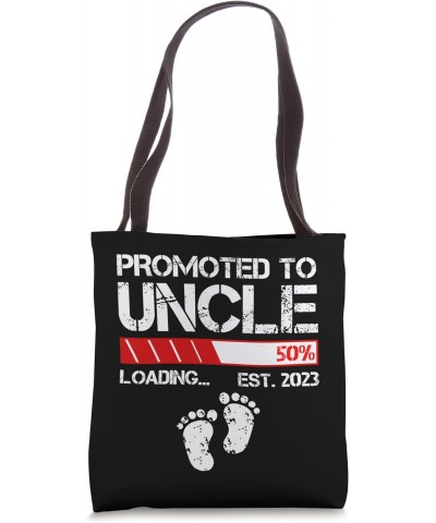 Promoted To Uncle Est 2023 For Men - Funny New Uncle Tote Bag $14.75 Totes