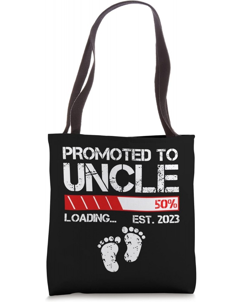 Promoted To Uncle Est 2023 For Men - Funny New Uncle Tote Bag $14.75 Totes