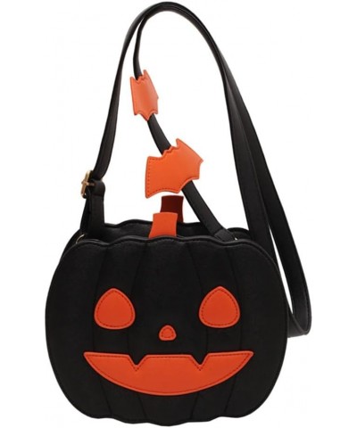 Women Pumpkin Purse Halloween Handbag, Pumpkin Crossbody Bag for Women,Novelty Halloween Homeware Devil Ghost PU Shoulder Han...